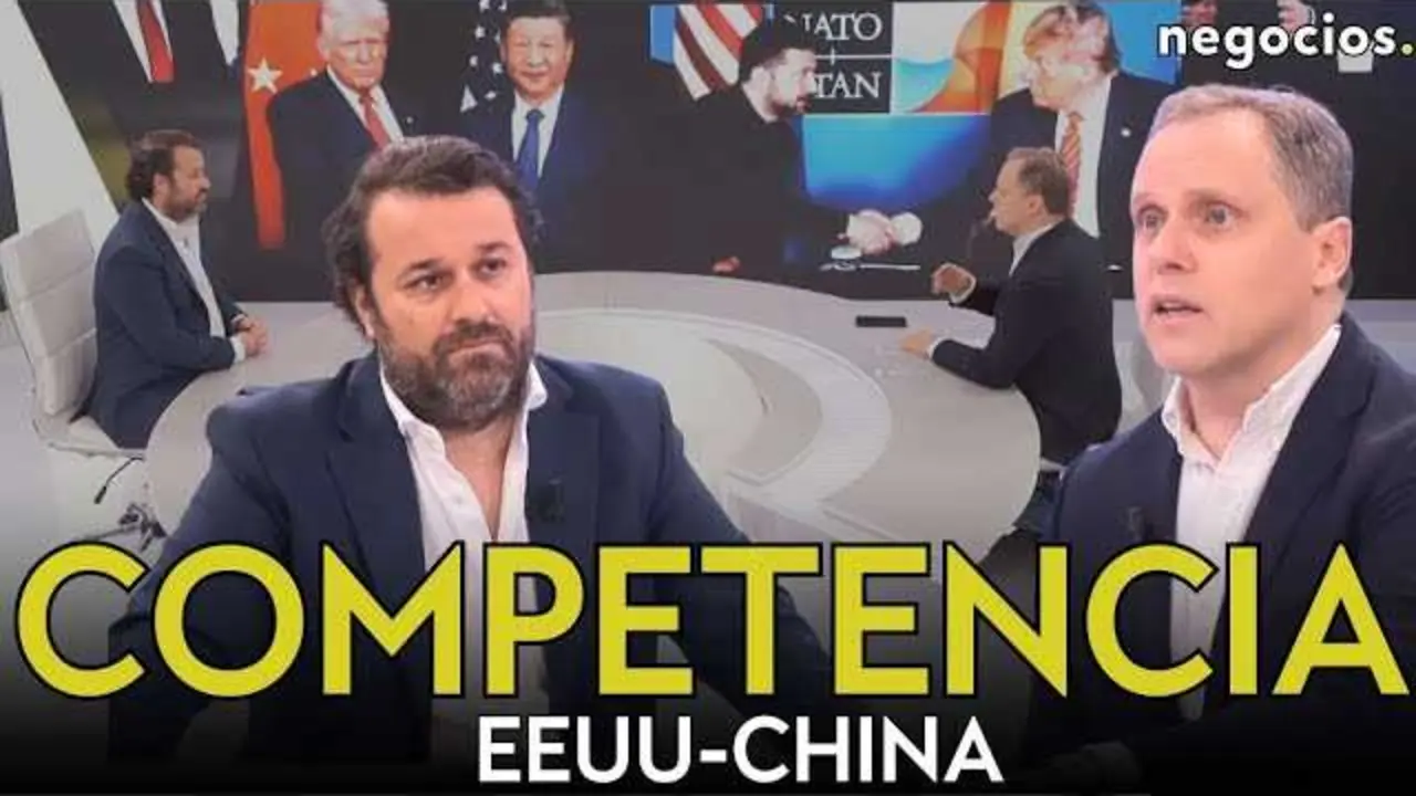 Daniel Lacalle durante la entrevista en Negocios TV donde analiza el panorama geopol&iacute;tico y econ&oacute;mico global<br>                        <br>                        <br>                        <br>                      