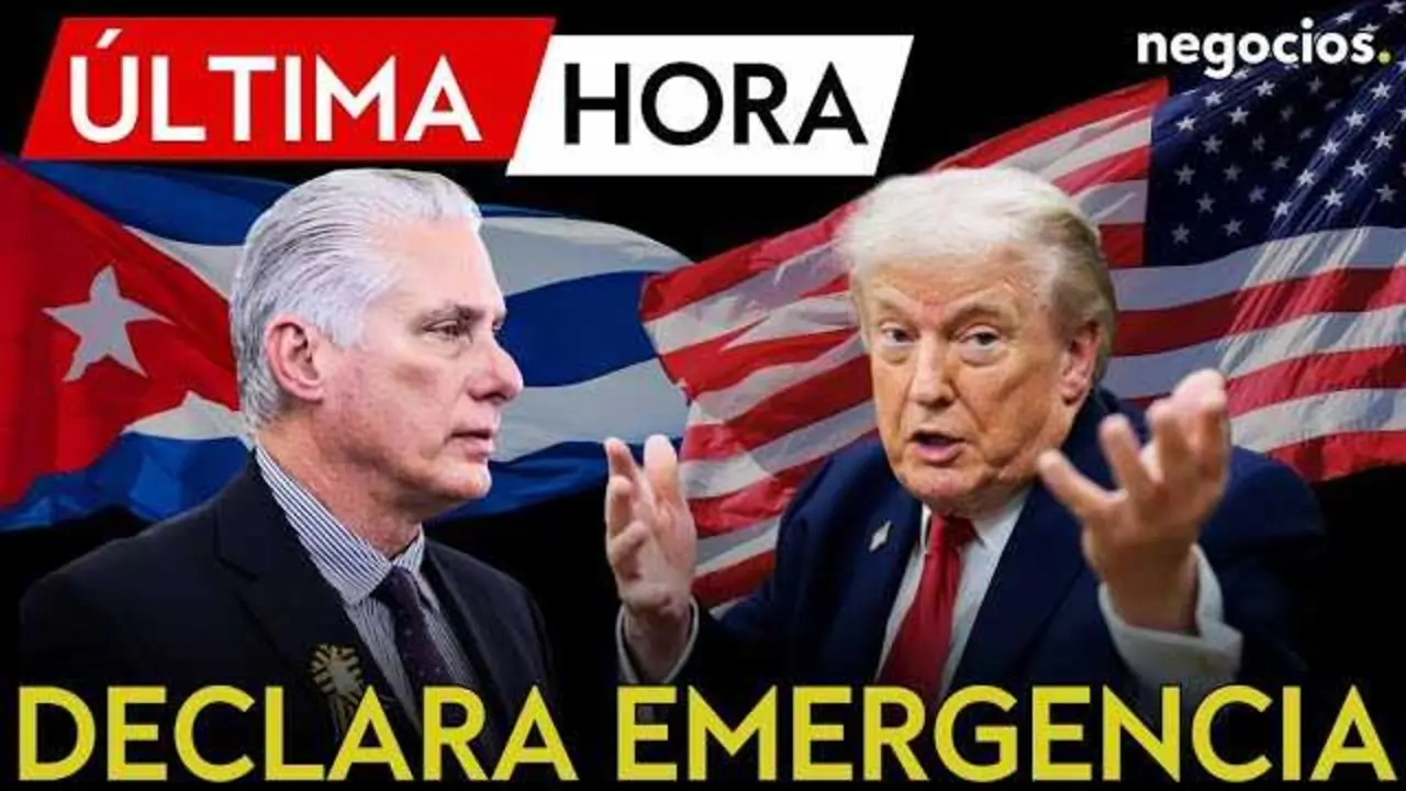 Imagen de thumbnail del v&iacute;deo donde se anuncia la declaraci&oacute;n de emergencia internacional de Cuba frente a EE.UU.<br>                        <br>                        <br>                        <br>                      