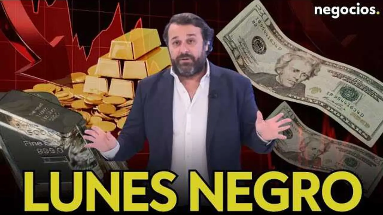 Pantallazo del v&iacute;deo de Negocios TV que analiza la jornada de ca&iacute;da en los mercados y las tensiones entre Estados Unidos, Ir&aacute;n y China.<br>                        <br>                        <br>                        <br>                      