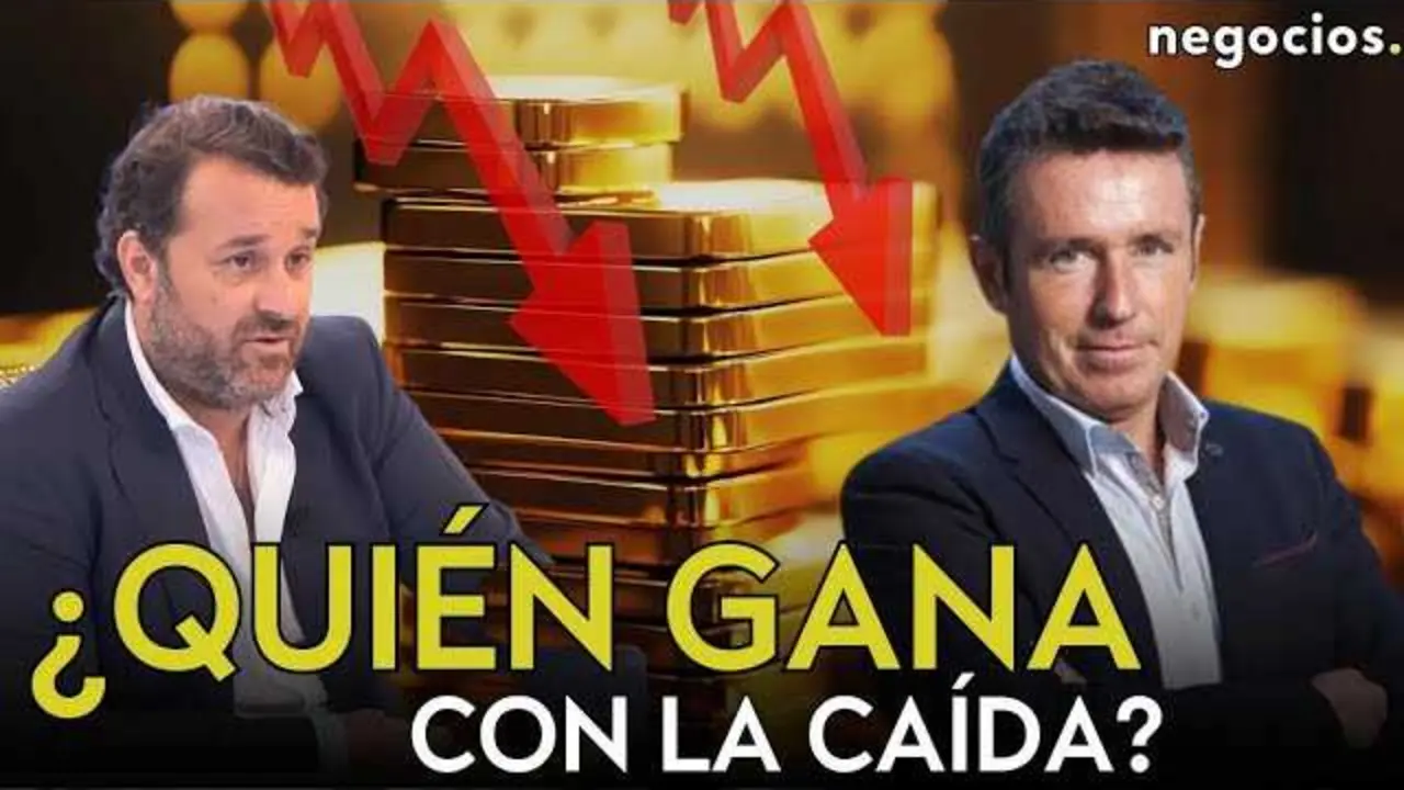 Alberto Iturralde durante la entrevista en Negocios TV analizando el comportamiento del oro y las criptomonedas.<br>                        <br>                        <br>                        <br>                      