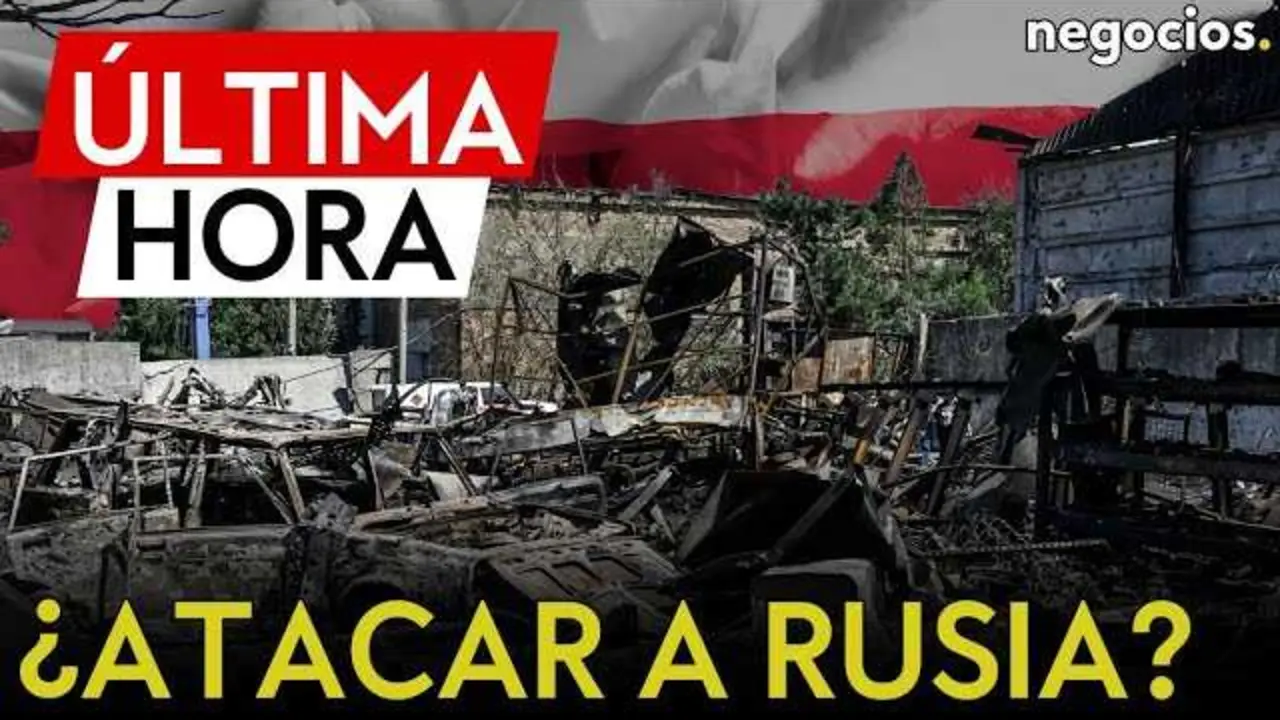 Mapa ilustrativo que muestra el alcance de la nueva doctrina militar polaca hacia objetivos en Rusia<br>                        <br>                        <br>                        <br>                      