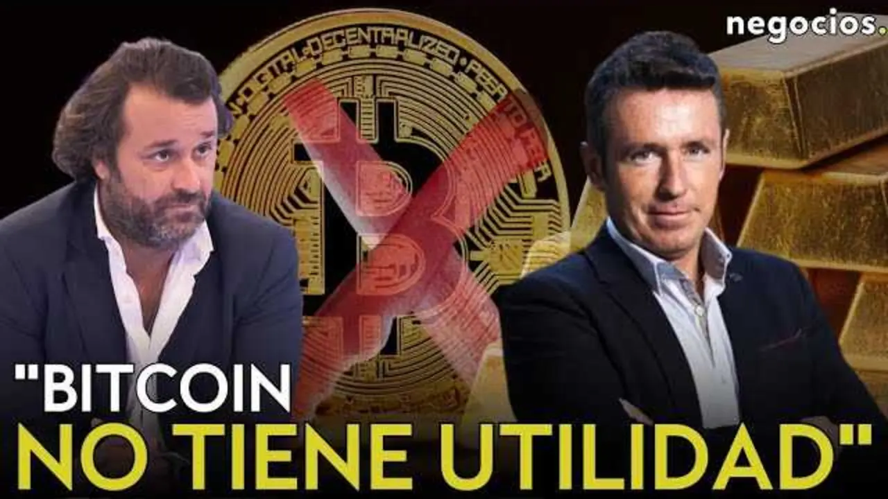 Alberto Iturralde durante su an&aacute;lisis en Negocios TV sobre la ca&iacute;da de Bitcoin, oro y plata en los mercados financieros.<br>                        <br>                        <br>                        <br>                      