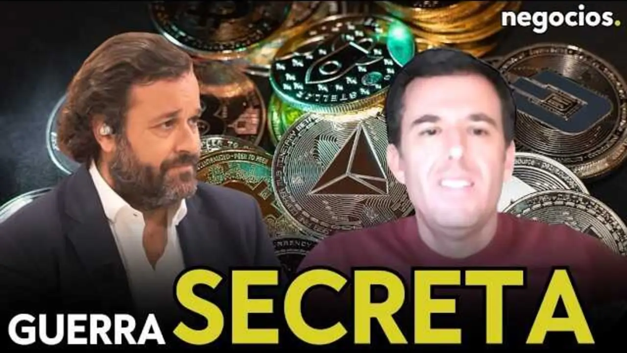 Captura del v&iacute;deo de Negocios TV sobre la crisis y regulaci&oacute;n de las stablecoins en el mercado cripto.<br>                        <br>                        <br>                        <br>                      