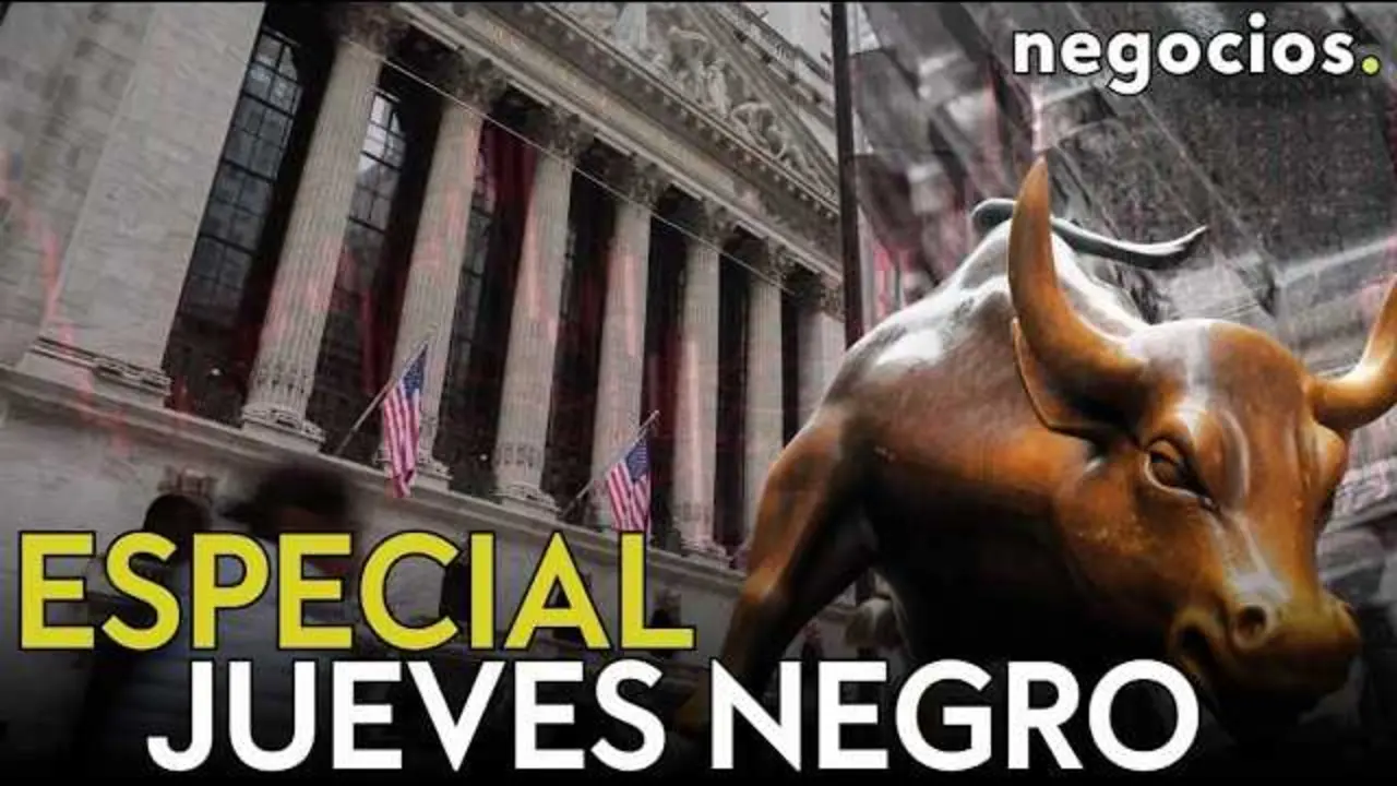 Gr&aacute;fico que ilustra la ca&iacute;da del Dow Jones durante la jornada marcada por la d&eacute;bil subasta de deuda del Tesoro estadounidense.<br>                        <br>                        <br>                        <br>                      
