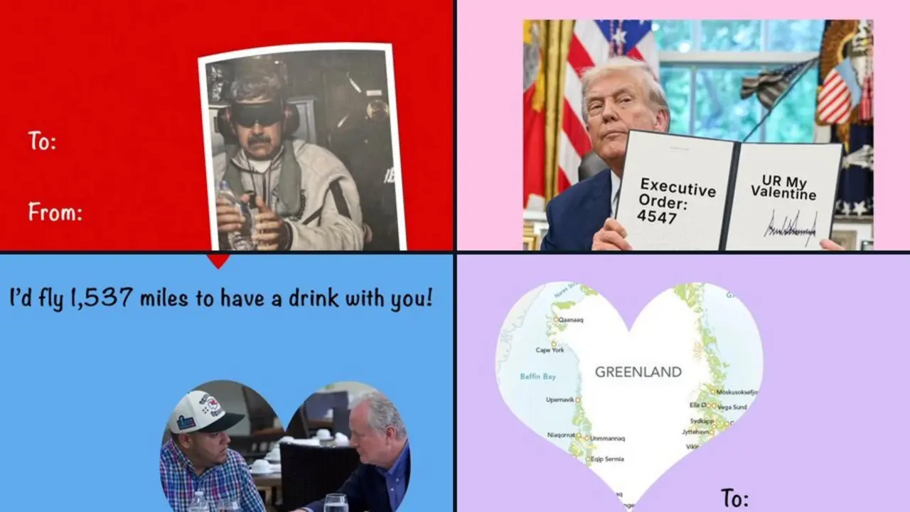 La Casa Blanca lanza cuatro &lsquo;sanvalentines&rsquo; pol&iacute;ticos y desata pol&eacute;mica