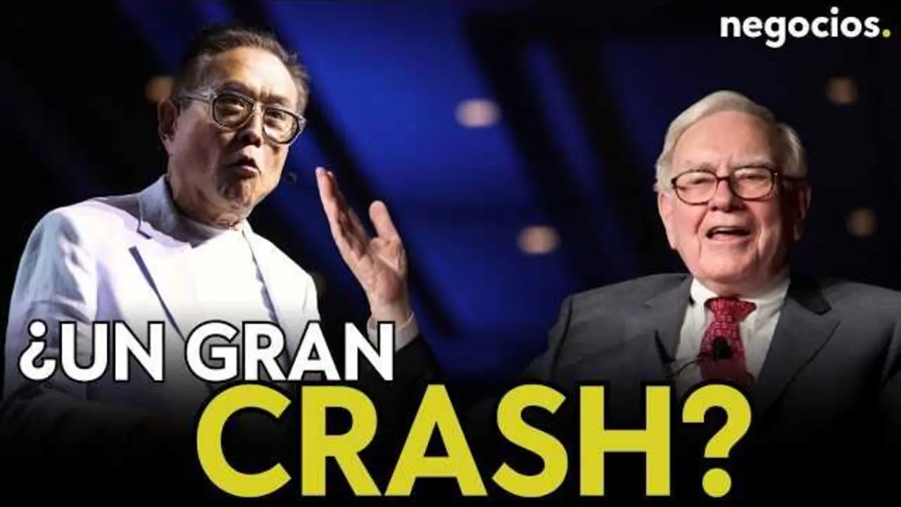 Warren Buffett en una conferencia reciente mientras analiza las recientes decisiones de inversi&oacute;n de Berkshire Hathaway.<br>                        <br>                        <br>                        <br>                      