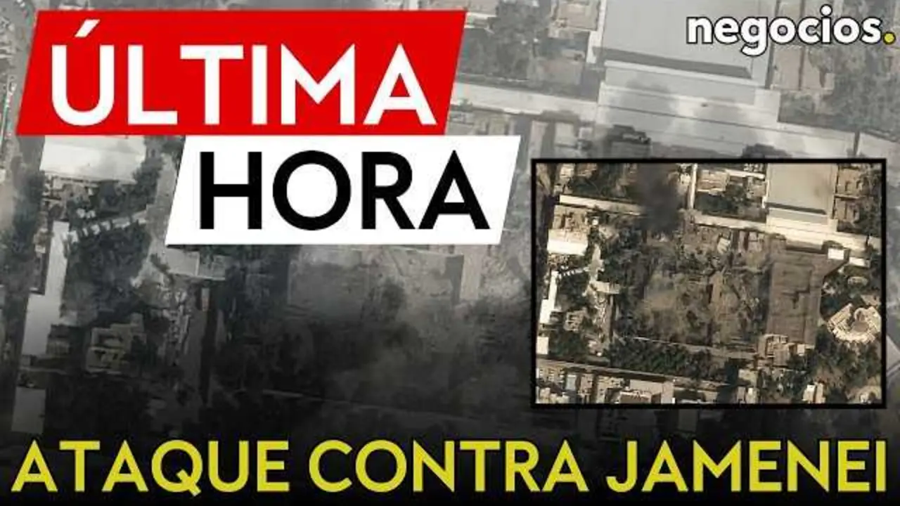 Imagen satelital que muestra la residencia de Ali Jamenei tras el ataque conjunto de Estados Unidos e Israel.<br>                        <br>                        <br>                        <br>                      