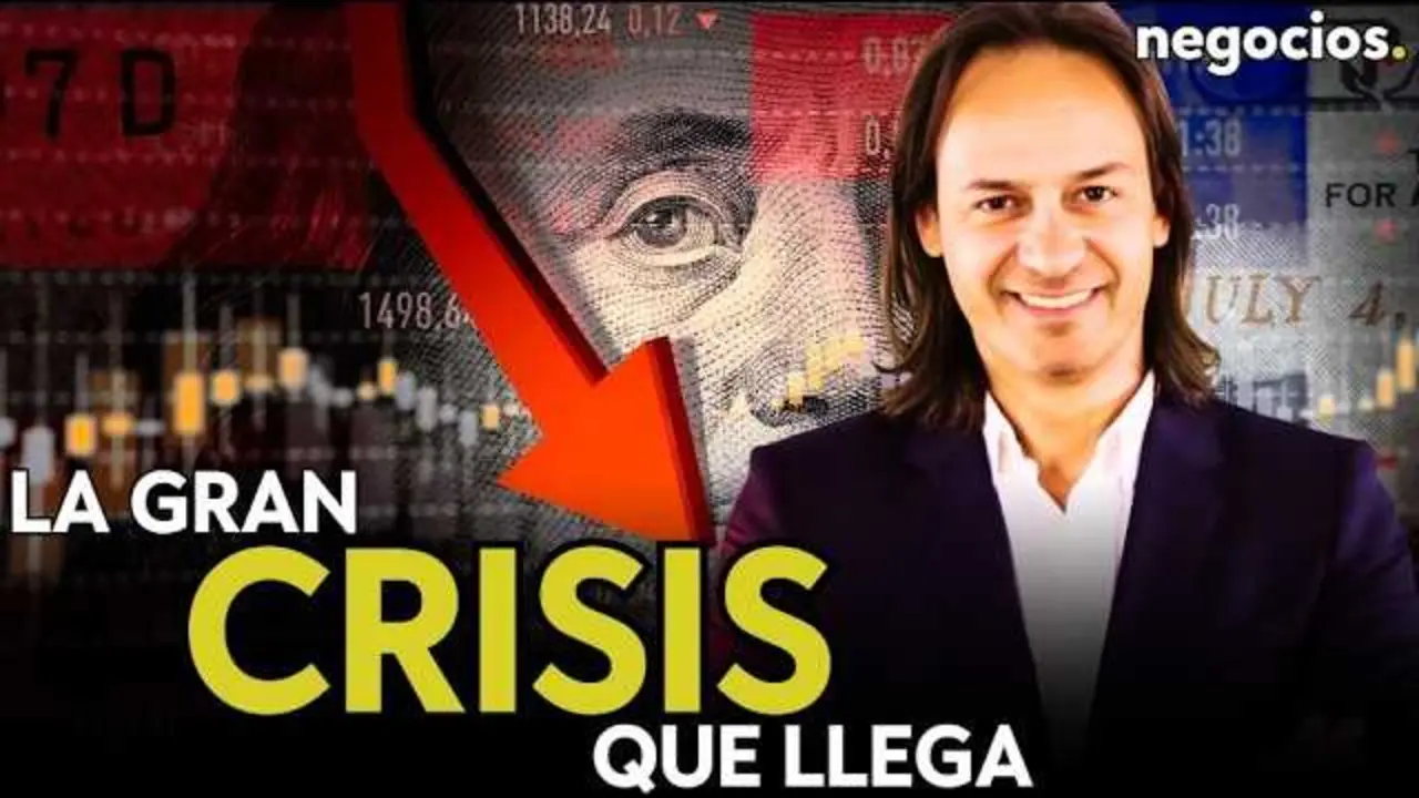 Gr&aacute;fico de &iacute;ndices burs&aacute;tiles y s&iacute;mbolo de Bitcoin superpuestos, reflejando la dualidad de riesgos y oportunidades en los mercados actuales.<br>                        <br>                        <br>                        <br>                      