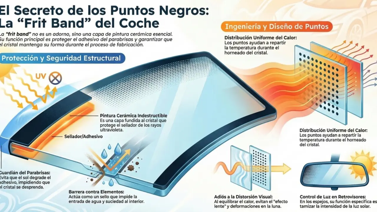 7 razones por las que tu parabrisas tiene puntos negros