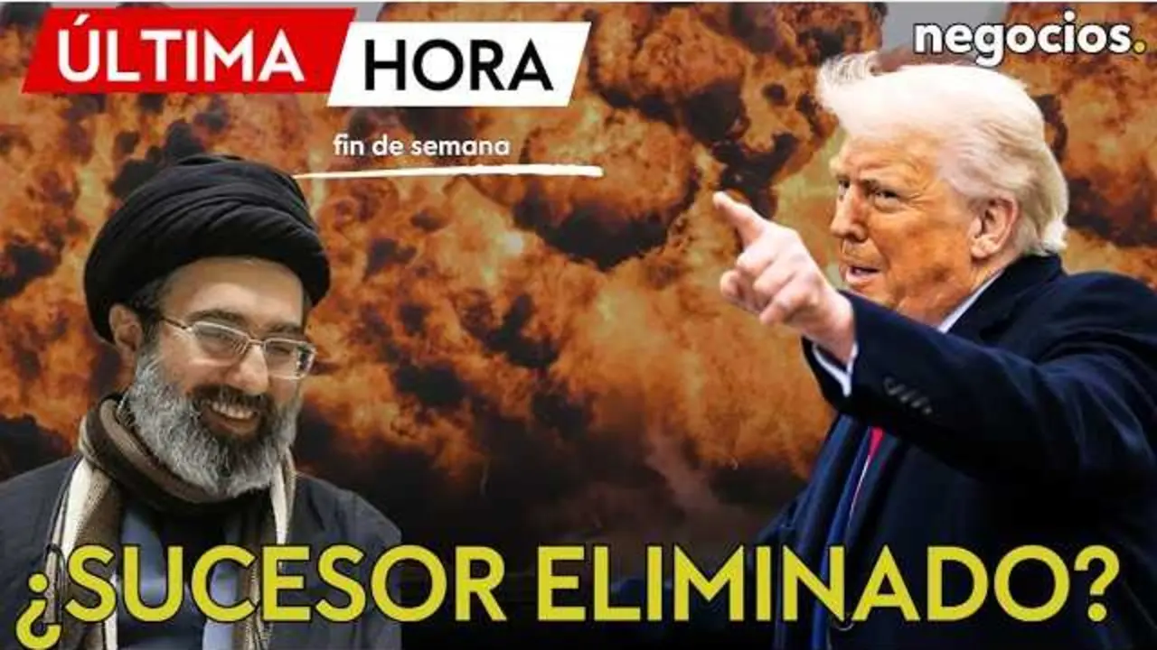 Imagen relacionada con el v&iacute;deo de Negocios TV sobre la escalada del conflicto entre Ir&aacute;n y Estados Unidos, mostrando un mapa de Oriente Medio y s&iacute;mbolos militares.<br>                        <br>                        <br>                        <br>                      