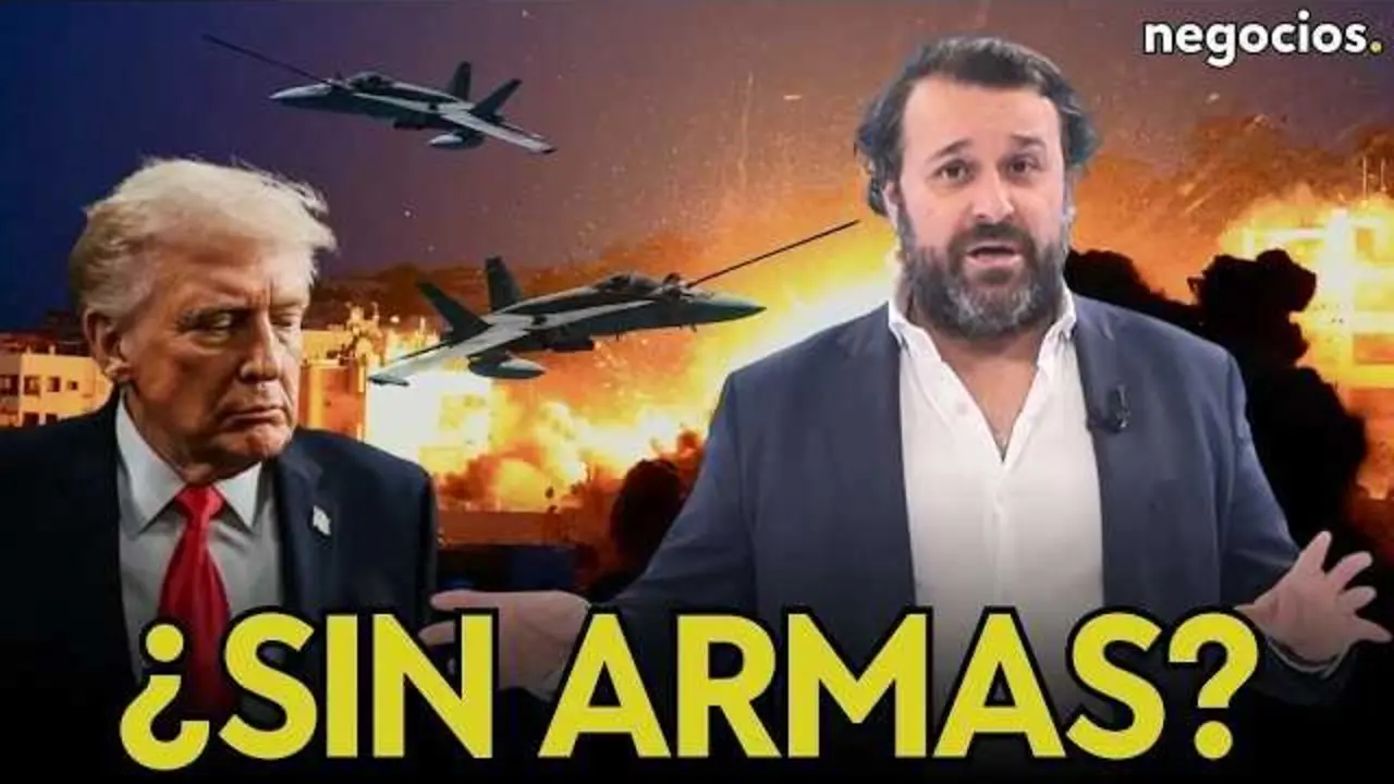 Imagen alusiva a la conferencia de prensa sobre la producci&oacute;n armament&iacute;stica estadounidense, con logos de Lockheed Martin y el Pent&aacute;gono de fondo.<br>                        <br>                        <br>                        <br>                      