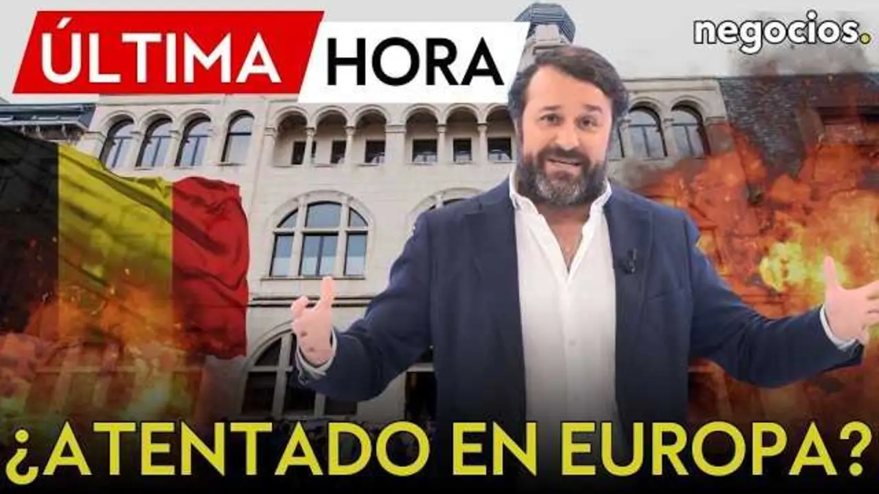 Imagen que muestra la fachada da&ntilde;ada cerca de la sinagoga en Lieja, tras la explosi&oacute;n reportada.<br>                        <br>                        <br>                        <br>                      