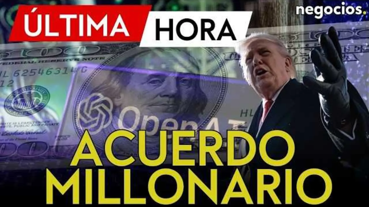 Miniatura del v&iacute;deo en YouTube que muestra el logo de OpenAI junto al emblema del Pent&aacute;gono, ilustrando la nueva alianza en inteligencia artificial.<br>                        <br>                        <br>                        <br>                      