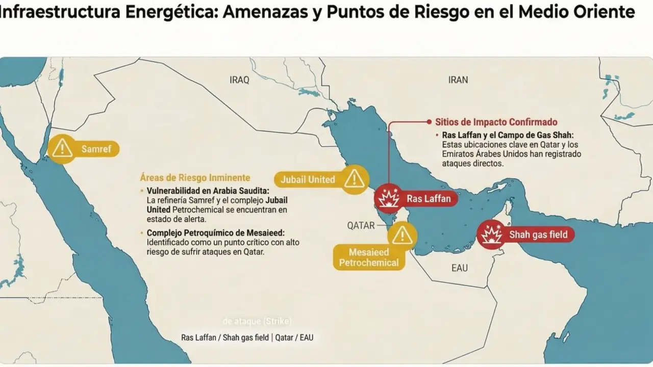 El GNL global pierde su ancla, Qatar tardar&aacute; a&ntilde;os en reparar la planta alcanzada por Ir&aacute;n