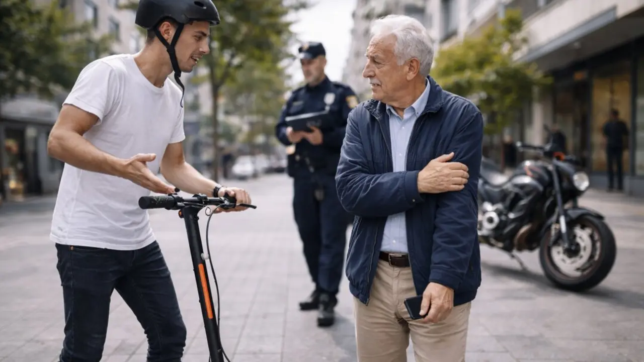 Una imagen de un incidente recreada con IA.