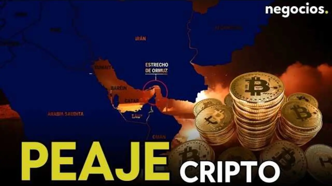 Estrecho de Ormuz, v&iacute;a maritime estrat&eacute;gica vital para el comercio energ&eacute;tico mundial, donde Ir&aacute;n impone un peaje digital en criptomonedas.<br>                        <br>                        <br>                        <br>                      