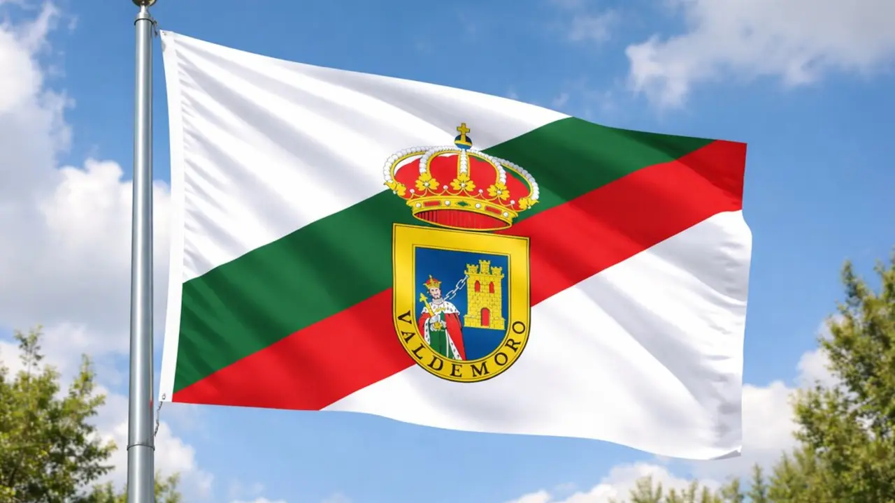 Valdemoro ya tiene bandera y escudo oficiales: as&iacute; son los nuevos s&iacute;mbolos del municipio