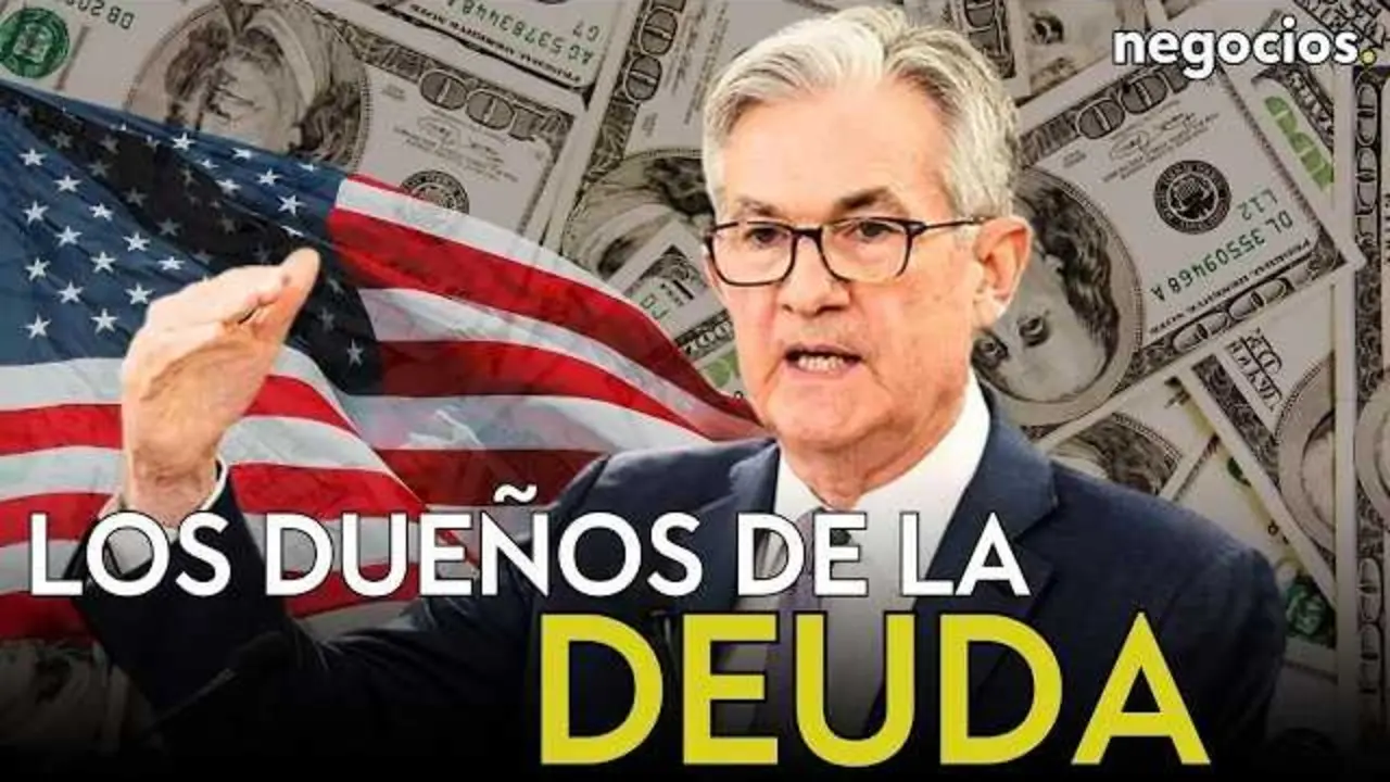 Gr&aacute;fico ilustrativo que muestra la composici&oacute;n de la deuda p&uacute;blica estadounidense y sus principales acreedores en 2026.<br>                        <br>                        <br>                        <br>                      