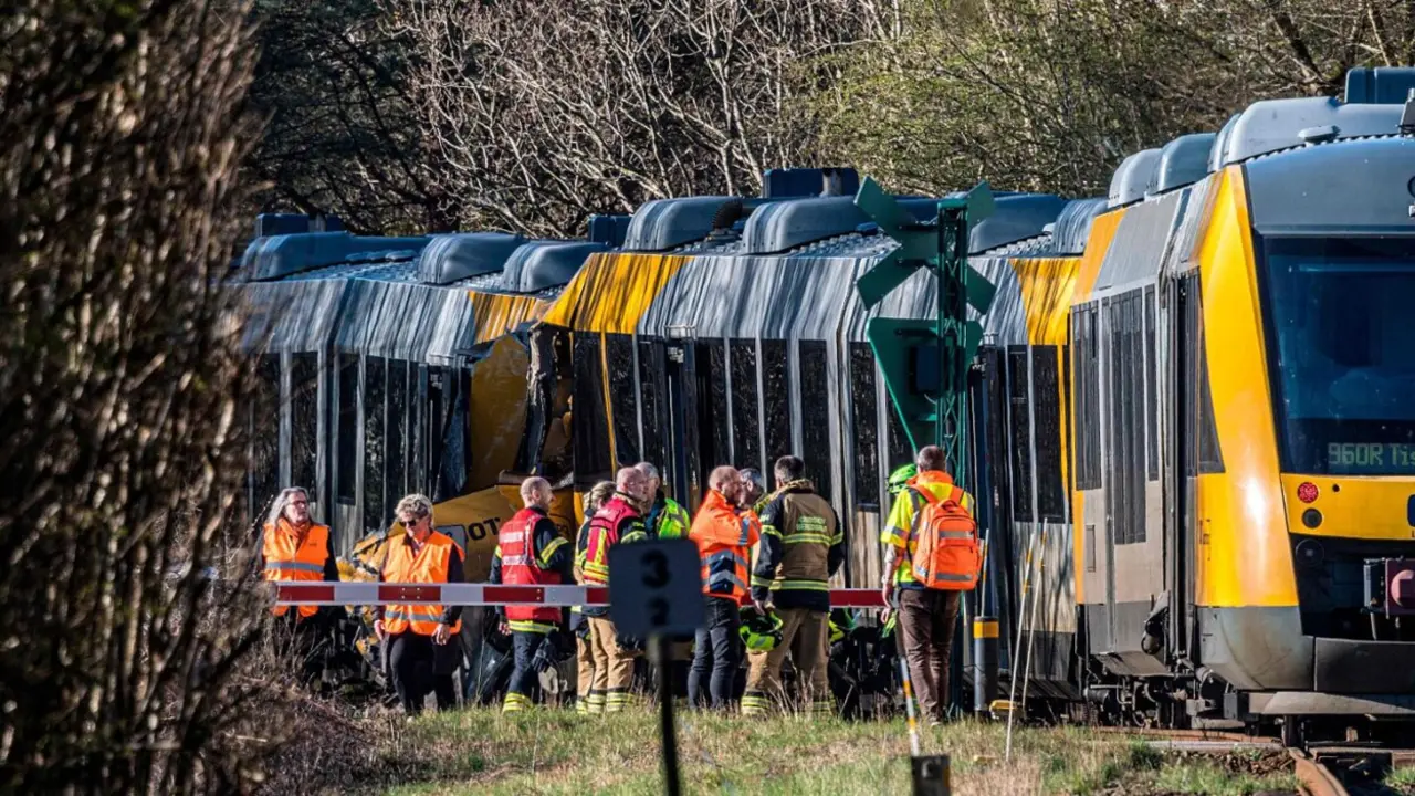 Choque de trenes Dinamarca