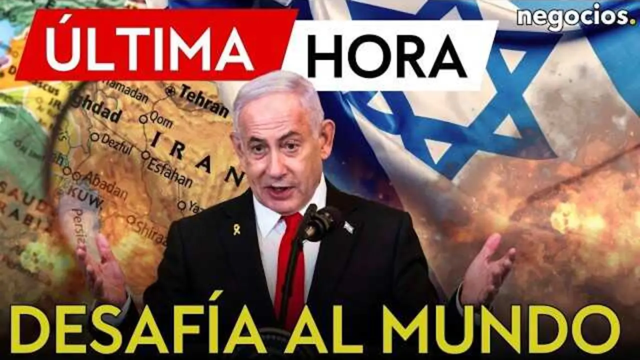 Imagen del primer ministro Benjam&iacute;n Netanyahu durante un discurso oficial, reflejo de la nueva estrategia militar israel&iacute;.<br>                        <br>                        <br>                        <br>                      