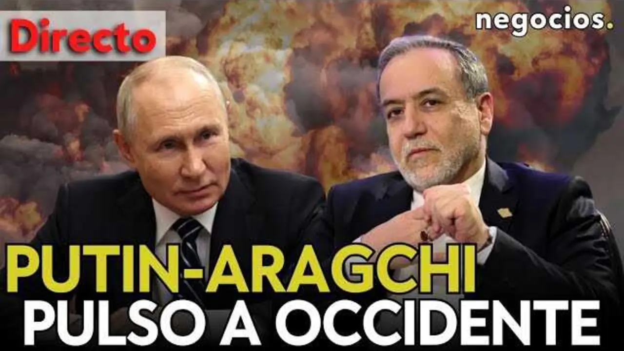 Reuni&oacute;n hist&oacute;rica entre Vladimir Putin y Abbas Araghchi en San Petersburgo durante la crisis diplom&aacute;tica de abril de 2026.<br>                        <br>                        <br>                        <br>                      