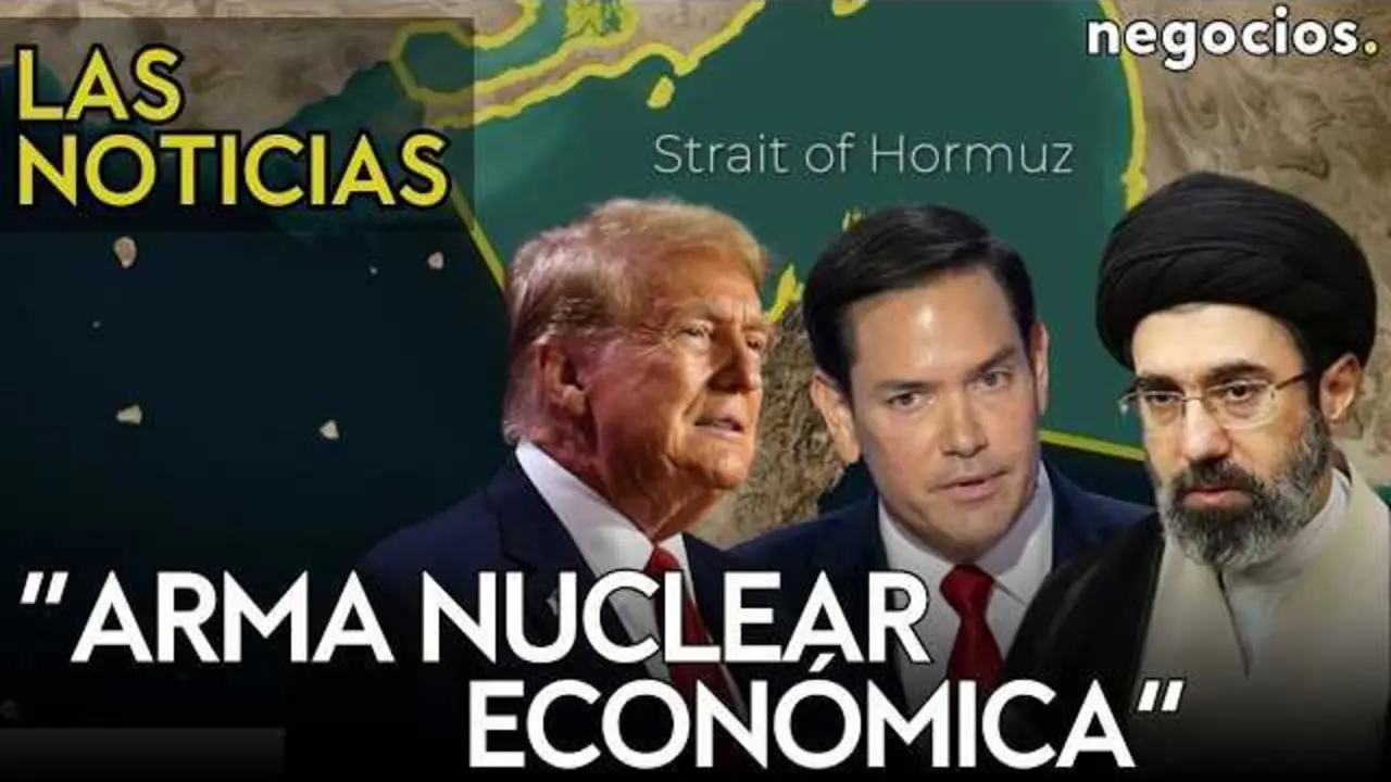 Vista a&eacute;rea del estrecho de Ormuz, punto estrat&eacute;gico en el suministro mundial de petr&oacute;leo y gas, escenario clave de la tensi&oacute;n entre Ir&aacute;n y Estados Unidos.<br>                        <br>                        <br>                        <br>                      