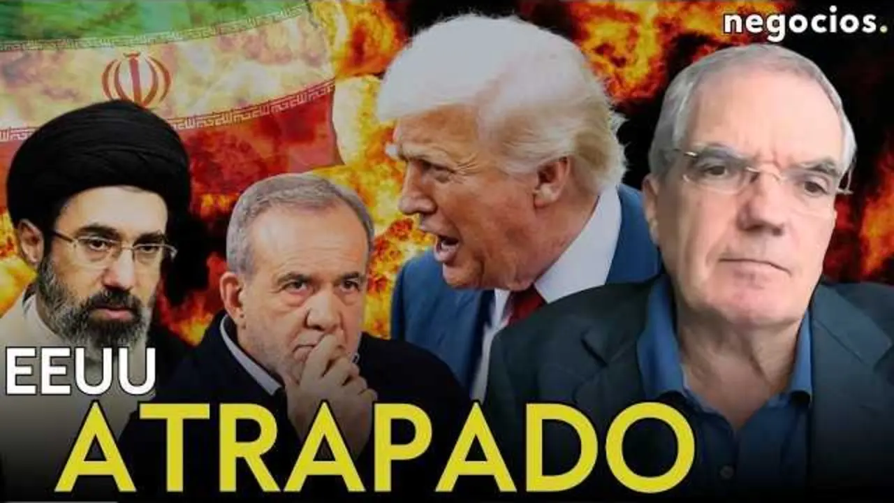 Mapa geopol&iacute;tico ilustrando la influencia de Ir&aacute;n en Oriente Pr&oacute;ximo y la situaci&oacute;n estrat&eacute;gica del estrecho de Ormuz.<br>                        <br>                        <br>                        <br>                      