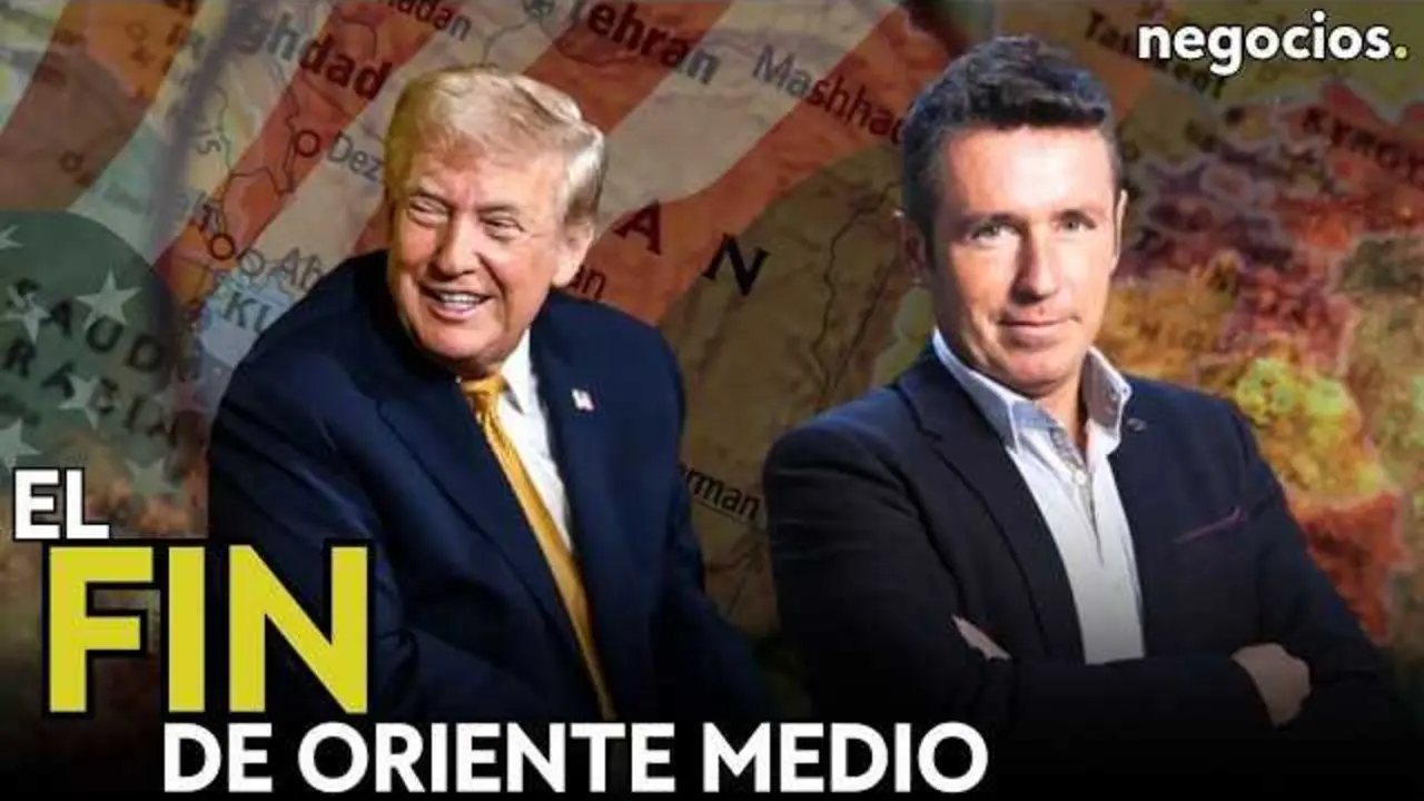 Captura del v&iacute;deo de Negocios TV con Alberto Iturralde durante la entrevista sobre la situaci&oacute;n en Oriente Medio.<br>                        <br>                        <br>                        <br>                      