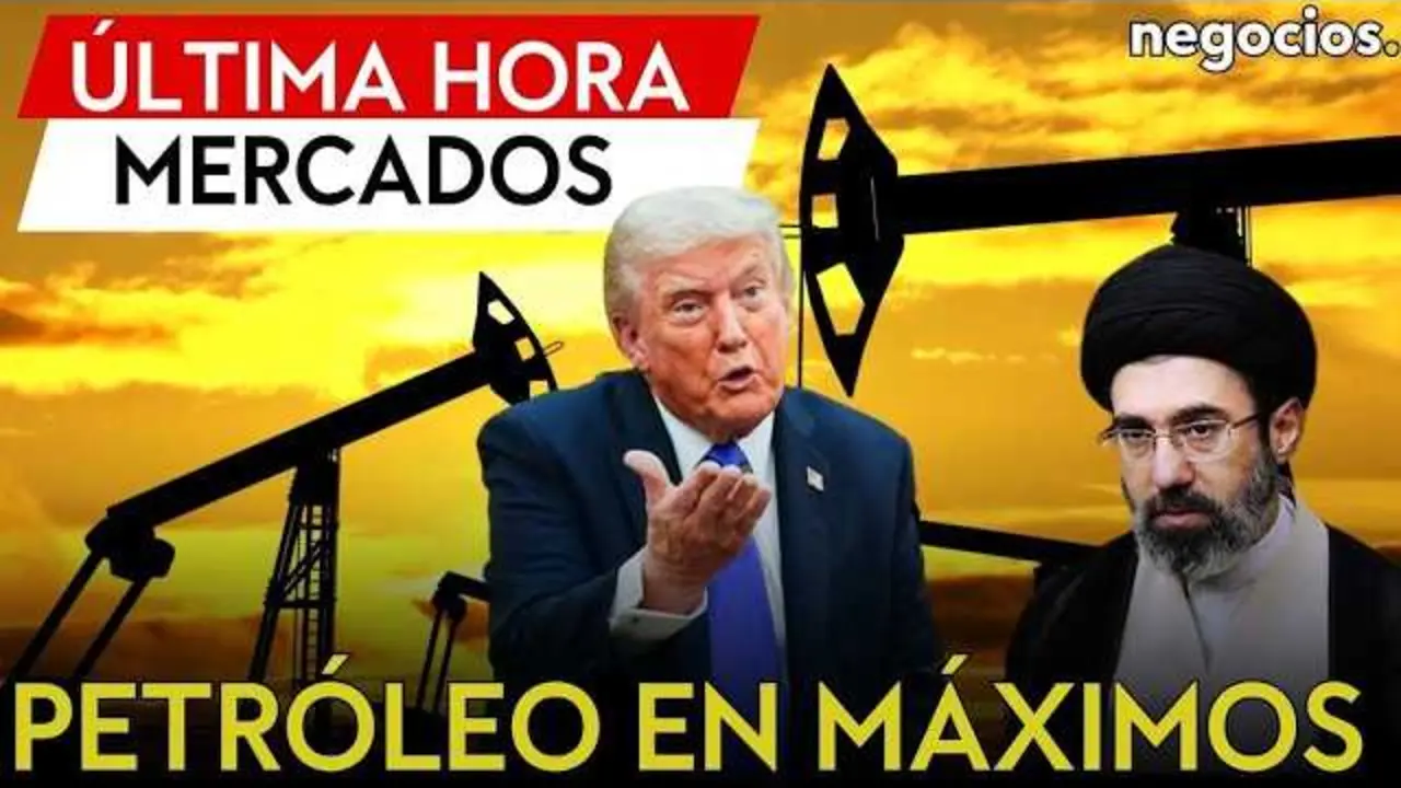 Gr&aacute;fico del precio del petr&oacute;leo y la ca&iacute;da en Wall Street durante la jornada del 4 de mayo de 2026.<br>                        <br>                        <br>                        <br>                      