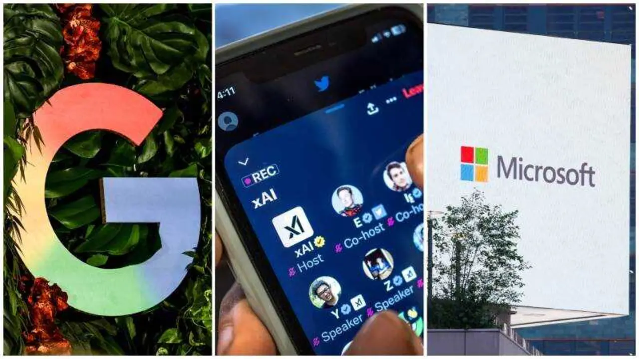 Google, xAI, Microsoft , EPA/FILIP SINGER [L] / EPA/ CRISTOBAL HERRERA-ULASHKEVICH [C] / EPA/KENA BETANCUR [R]
