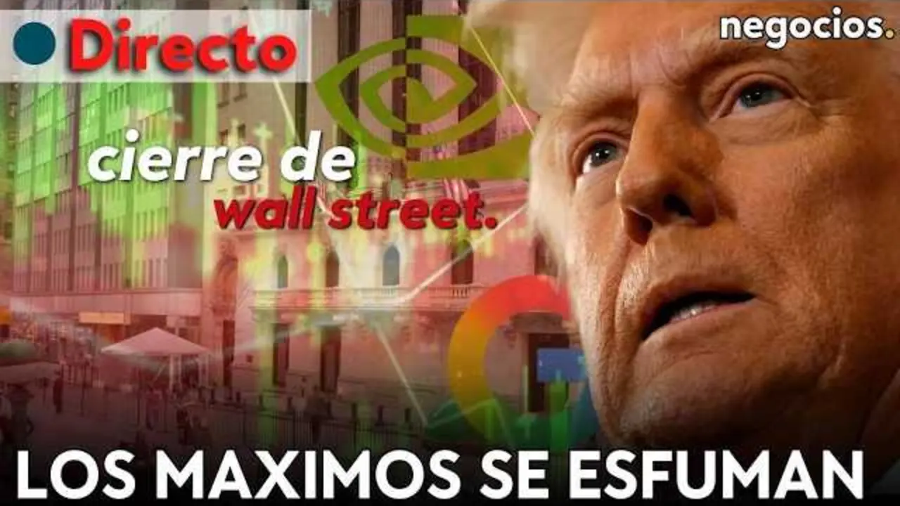 Thumbnail oficial del video con gr&aacute;ficos y titulares destacados sobre las tensiones en Ormuz y la influencia de la IA en la bolsa de Wall Street<br>                        <br>                        <br>                        <br>                      