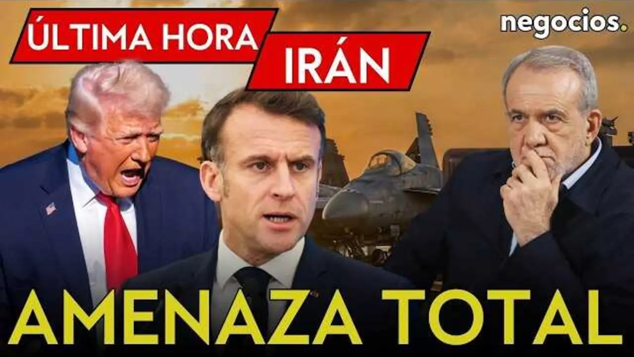 Imagen del video donde se observan mapas geopol&iacute;ticos y fuerzas navales en el estrecho de Ormuz, s&iacute;mbolo de la tensi&oacute;n entre Ir&aacute;n, Francia y Reino Unido.<br>                        <br>                        <br>                        <br>                      