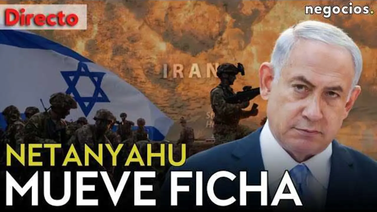 Benjamin Netanyahu durante la comparecencia oficial en la que presenta el plan estrat&eacute;gico ante la amenaza iran&iacute;.<br>                        <br>                        <br>                        <br>                      