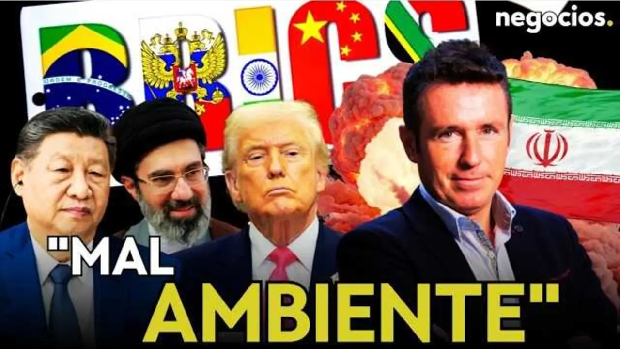 Captura del v&iacute;deo donde Alberto Iturralde ofrece un an&aacute;lisis geopol&iacute;tico sobre China, EE.UU. y la guerra en Ir&aacute;n, emitido por Negocios TV.<br>                        <br>                        <br>                        <br>                      