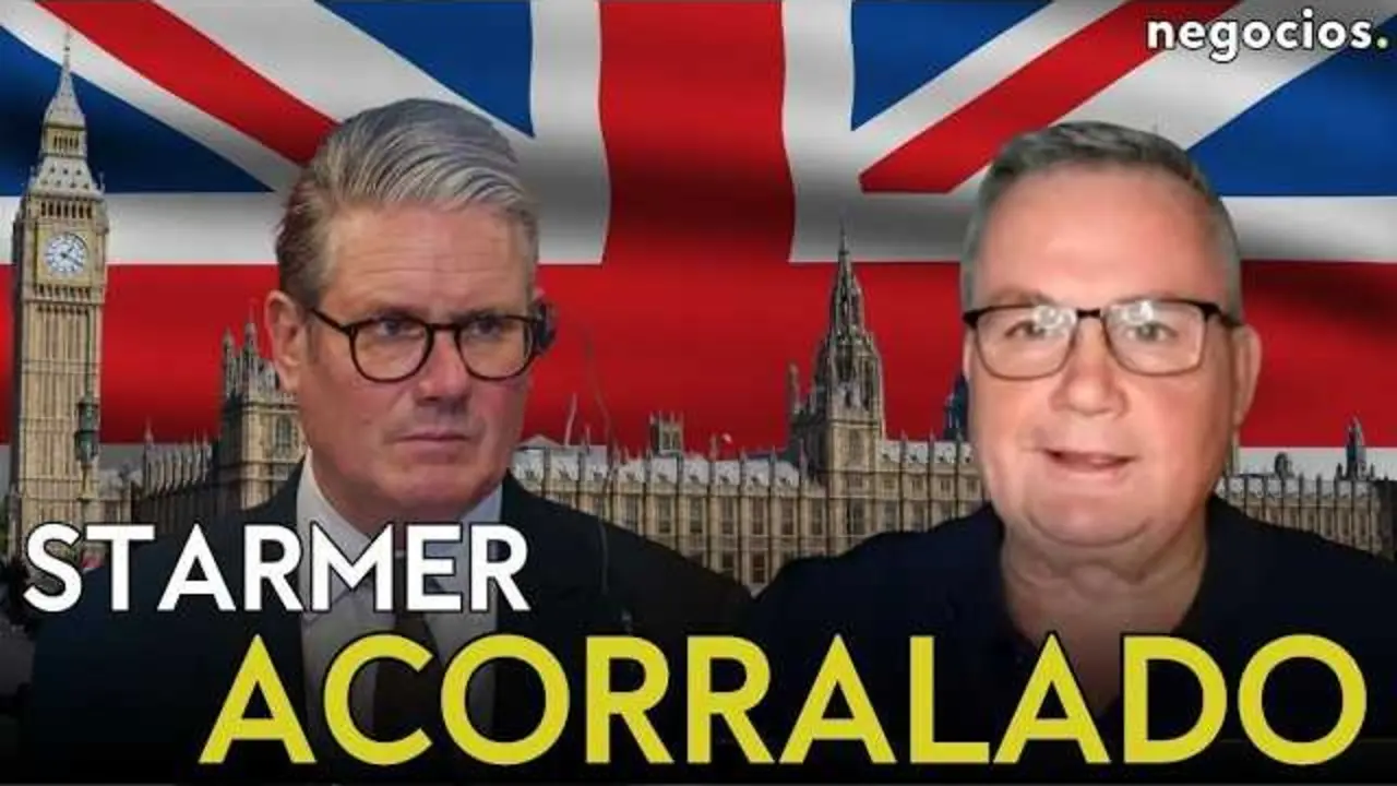 Keir Starmer en conferencia, reflejando la tensi&oacute;n pol&iacute;tica que sacude al Partido Laborista brit&aacute;nico.<br>                        <br>                        <br>                        <br>                      