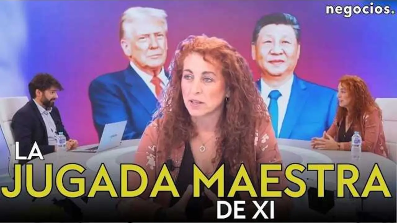 Captura de la cumbre en Pek&iacute;n con Xi Jinping y la representaci&oacute;n gr&aacute;fica del Estrecho de Ormuz, evidenciando la importancia estrat&eacute;gica del petr&oacute;leo para China.<br>                        <br>                        <br>                        <br>                      