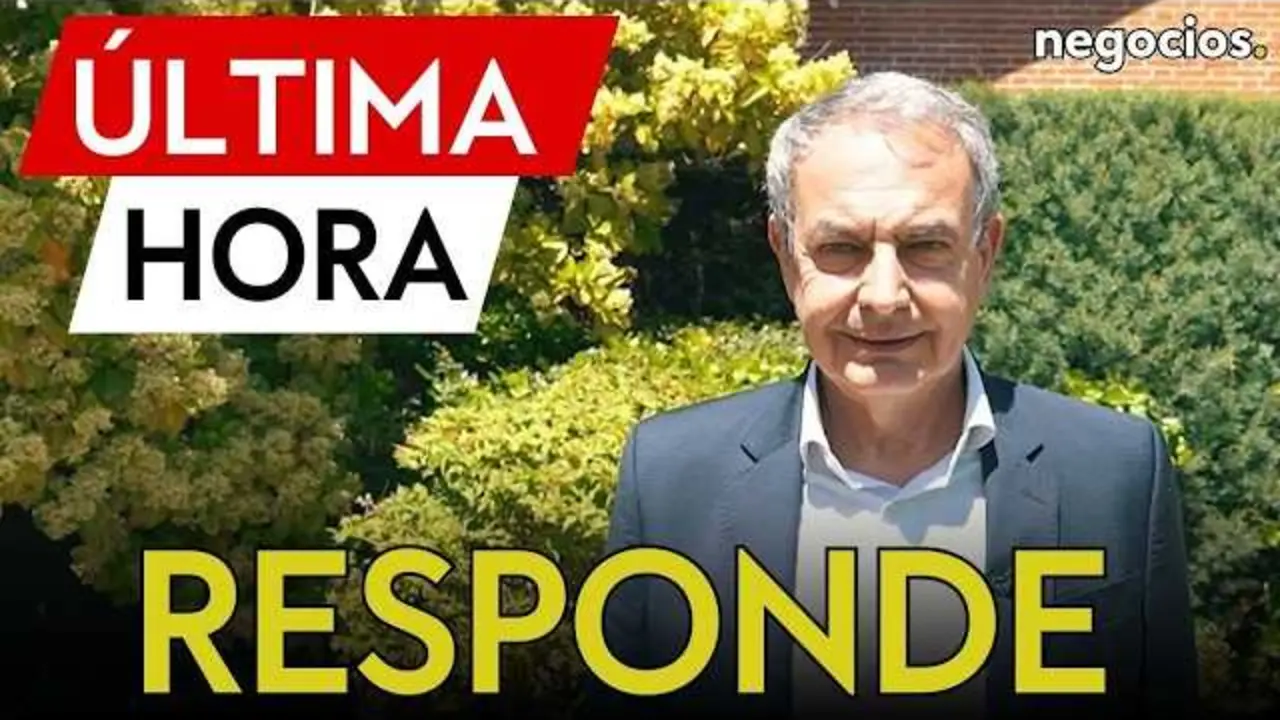 Jos&eacute; Luis Rodr&iacute;guez Zapatero emitiendo una declaraci&oacute;n p&uacute;blica en respuesta a las imputaciones judiciales recientes.<br>                        <br>                        <br>                        <br>                      