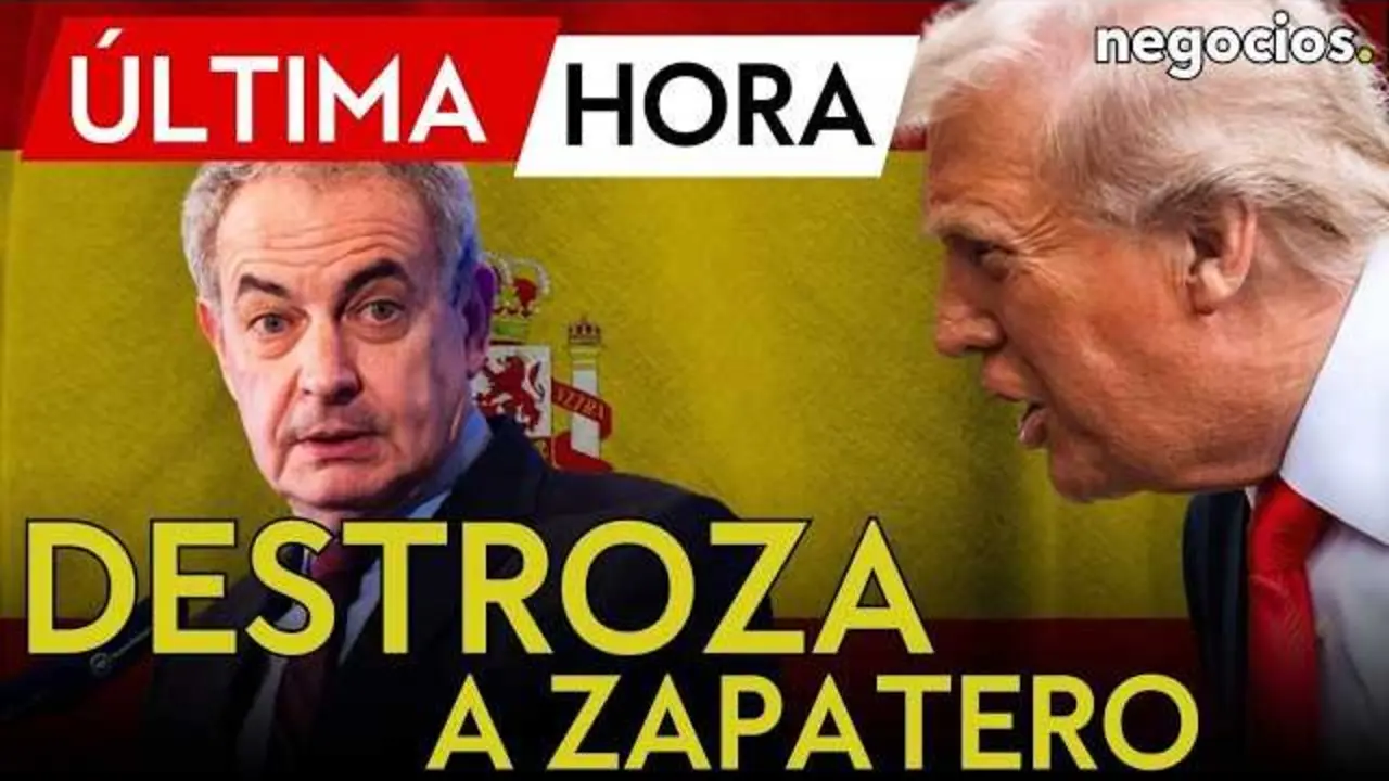 Fotograf&iacute;a que muestra el logo de Plus Ultra sobre un fondo azulado con la silueta del expresidente Zapatero y un gr&aacute;fico de conexiones digitales que simboliza la filtraci&oacute;n de comunicaciones<br>                        <br>                        <br>                        <br>                      