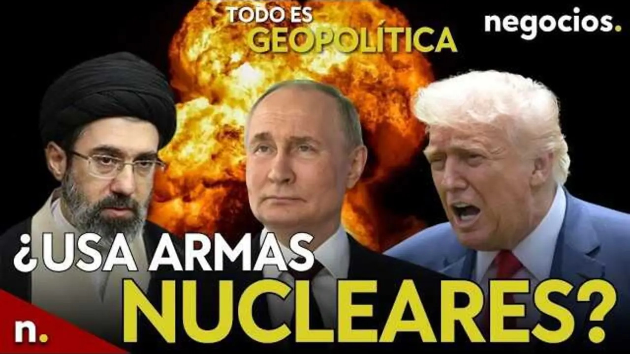 Fotograf&iacute;a del l&iacute;der supremo iran&iacute; Mojtaba Jamenei en un contexto de tensi&oacute;n internacional, imagen destacada del v&iacute;deo de Negocios TV<br>                        <br>                        <br>                        <br>                      