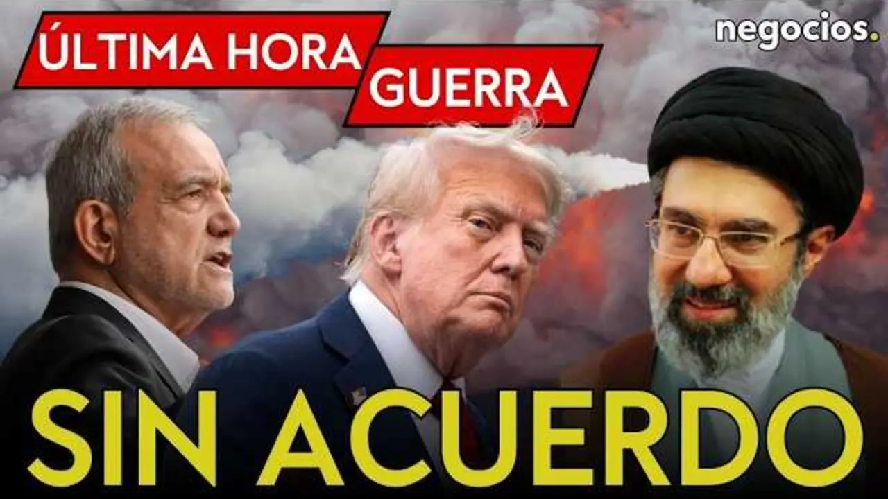 Imagen del v&iacute;deo donde se detalla la situaci&oacute;n actual de negociaciones nucleares entre Ir&aacute;n y Estados Unidos, mostrando el rostro del portavoz iran&iacute; y gr&aacute;ficos de mercados.<br>                        <br>                        <br>                        <br>                      
