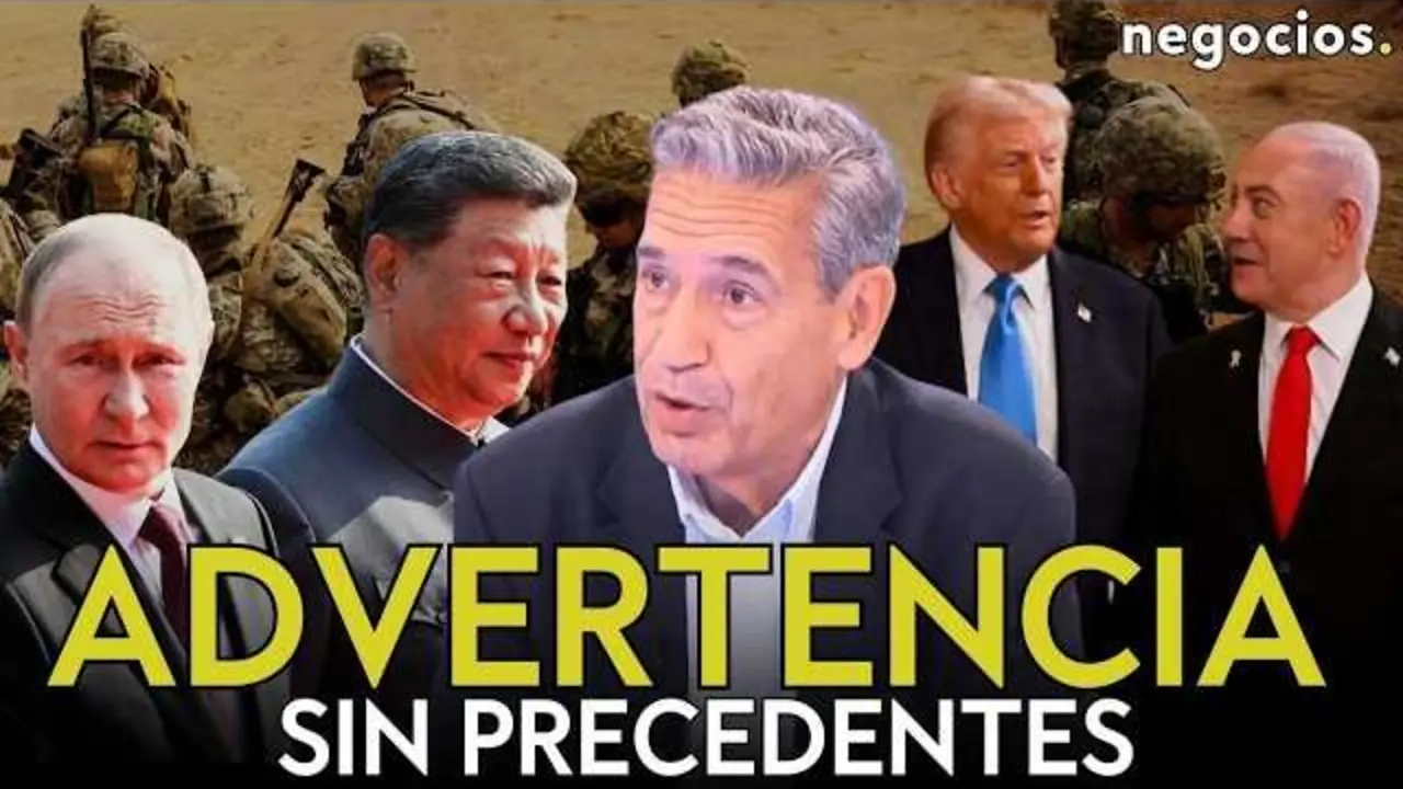 Thumbnail del v&iacute;deo de Negocios TV con Juan Antonio de Castro analizando la advertencia militar de China y Rusia<br>                        <br>                        <br>                        <br>                      