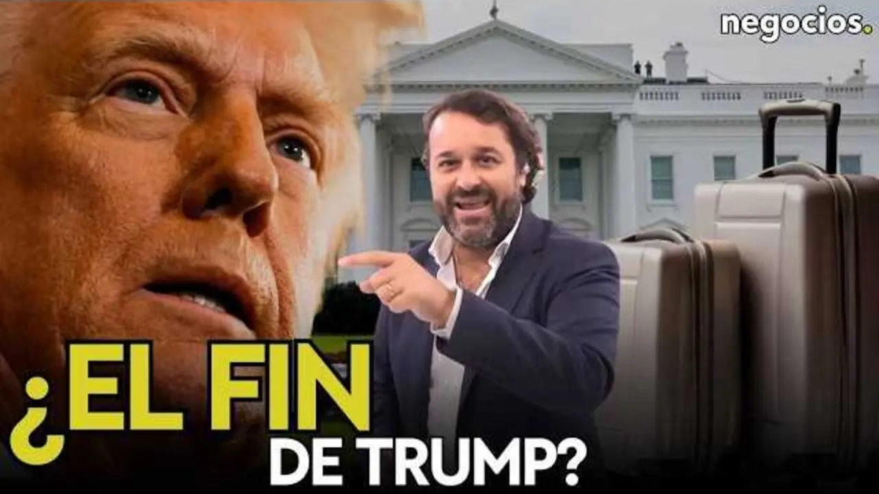 Imagen destacada del v&iacute;deo que muestra a Donald Trump y Benjam&iacute;n Netanyahu en uno de sus encuentros diplom&aacute;ticos recientes.<br>                        <br>                        <br>                        <br>                      