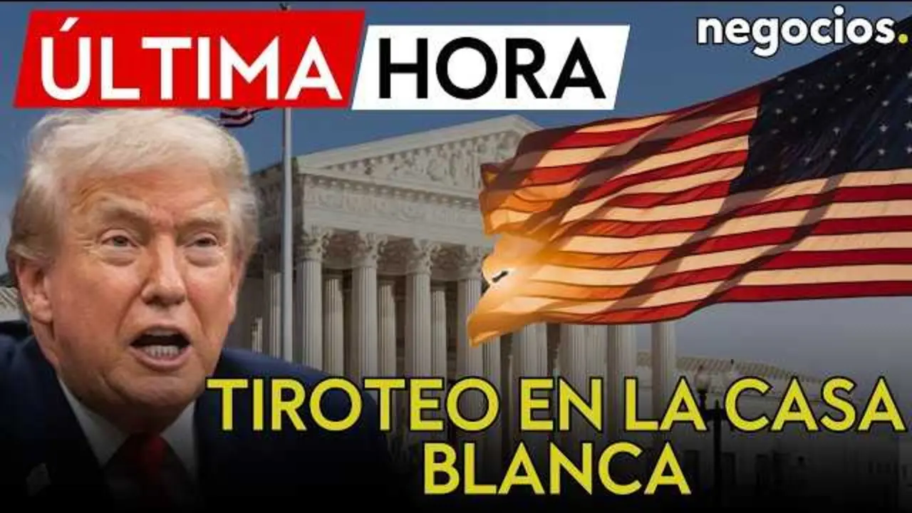 Imagen del tiroteo en los alrededores de la Casa Blanca captada durante el suceso que mantiene en vilo a Washington.<br>                        <br>                        <br>                        <br>                      