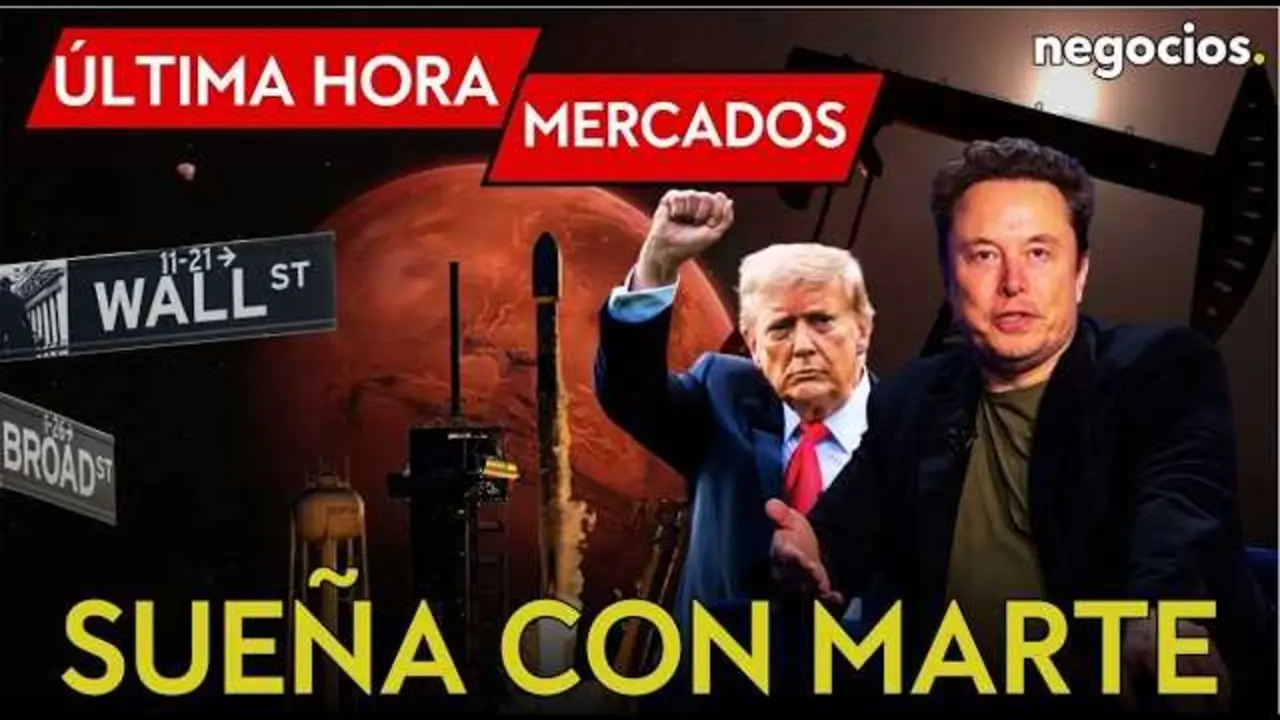 Gr&aacute;ficos financieros y logotipos representativos de Wall Street y las empresas tecnol&oacute;gicas destacadas en el v&iacute;deo.<br>                        <br>                        <br>                        <br>                      