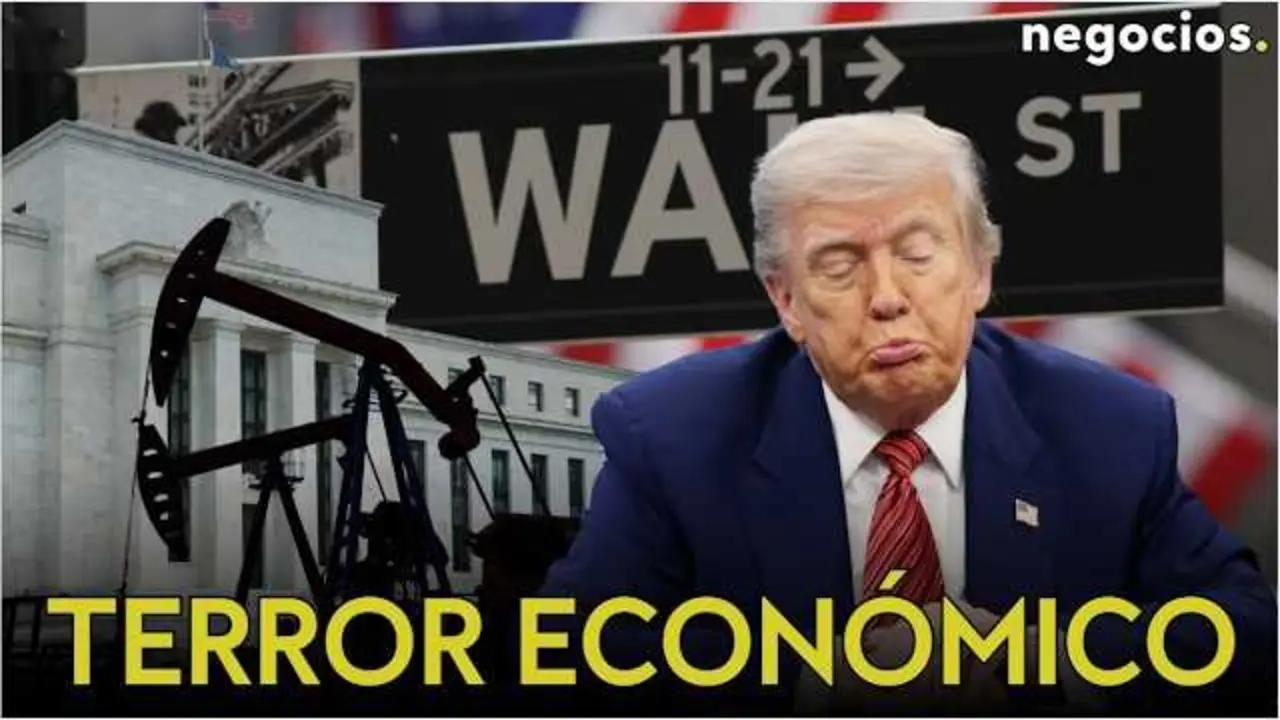 Pantallazo del v&iacute;deo de Negocios TV donde se analiza el creciente miedo econ&oacute;mico en Estados Unidos en 2026<br>                        <br>                        <br>                        <br>                      