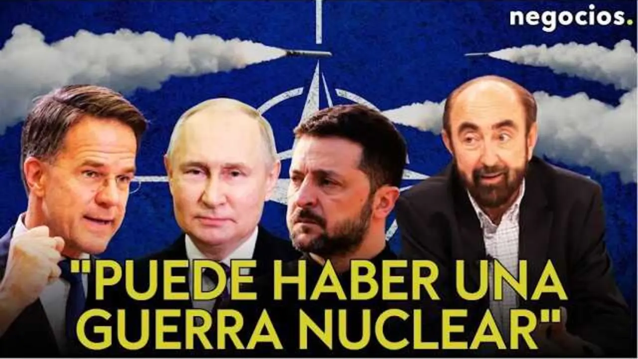 Captura del v&iacute;deo de Negocios TV con Ignacio Garc&iacute;a Valdecasas analizando la guerra en Ucrania y la tensi&oacute;n en Europa del Este.<br>                        <br>                        <br>                        <br>                      