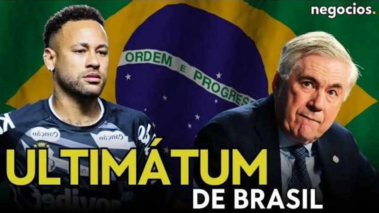 Neymar durante un entrenamiento con la selecci&oacute;n brasile&ntilde;a, pocos d&iacute;as antes del Mundial 2026, con semblante serio y evidente preocupaci&oacute;n.<br>                        <br>                        <br>                        <br>                      
