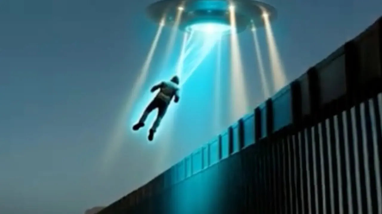 La imagen en la que compara a los latinos con extraterrestres