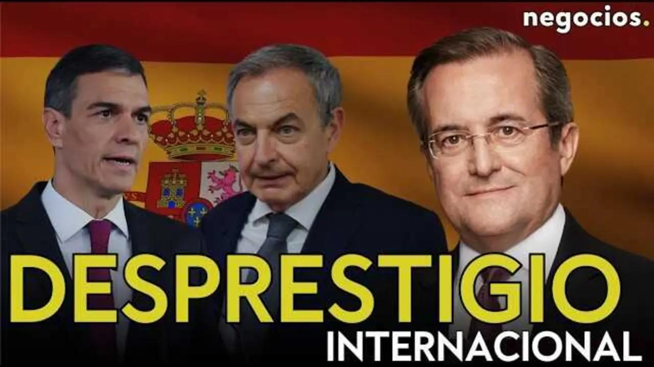 Captura de pantalla del v&iacute;deo con Miguel &Aacute;ngel Temprano analizando la situaci&oacute;n pol&iacute;tica y econ&oacute;mica de Espa&ntilde;a en Negocios TV.<br>                        <br>                        <br>                        <br>                      