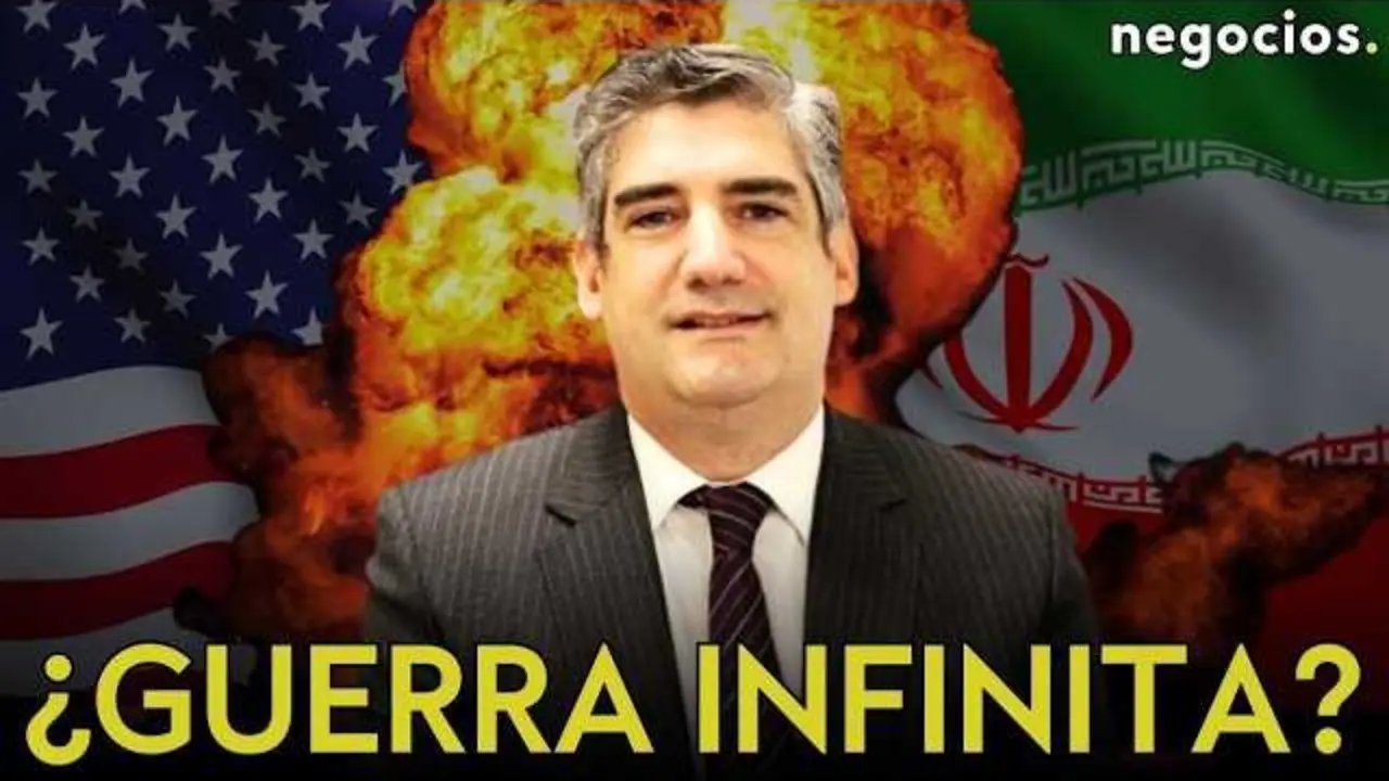 Miniatura del v&iacute;deo con Antonio Alonso Marcos en entrevista para Negocios TV, mostrando el logo del canal y gr&aacute;ficos alusivos a la geopol&iacute;tica global.<br>                        <br>                        <br>                        <br>                      